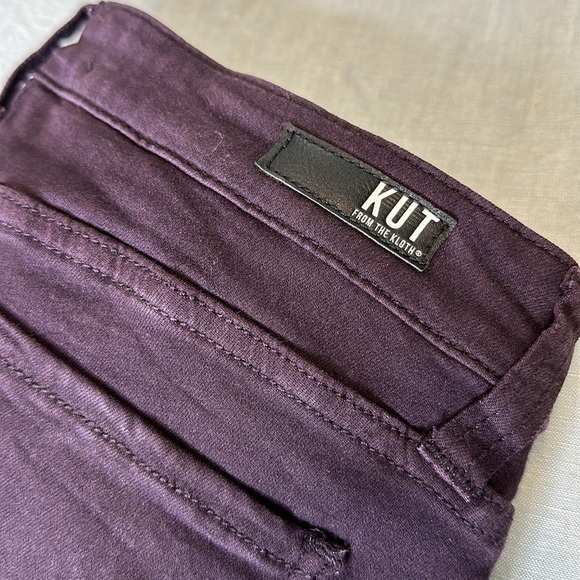 Kut raw hem plum colored jeans - Picture 2 of 10